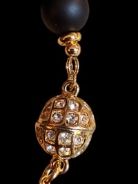 Image 5 of The “LOLA” Onyx Charm Bracelet/Choker