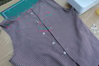 Image 4 of Boat Neck Button Down Sizes 6-24 UK / Europe 32-50/ US sizes 2- 20 Sewing Pattern