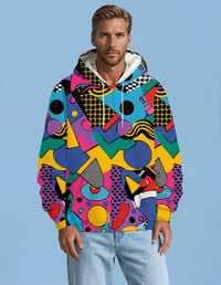 Sudadera retro con capucha