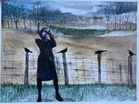 Image 2 of Country crows vintage photographer  quality art print 