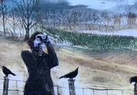 Image 1 of Country crows vintage photographer  quality art print 