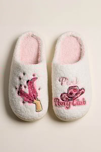 Image 1 of Pink Pint Slippers 