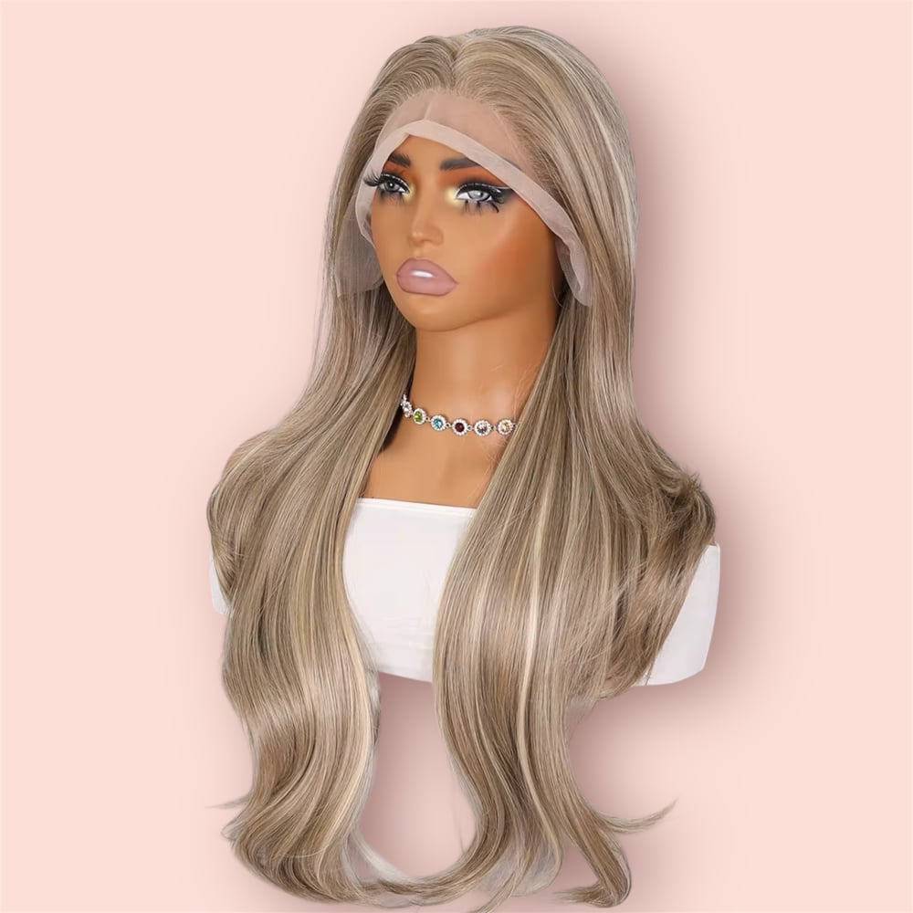 Image of Champagne Mami lace front wig 