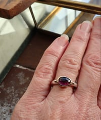 Image 2 of Pink garnet ring