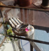 Image 1 of Pink garnet ring