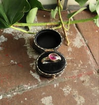 Image 3 of Pink garnet ring