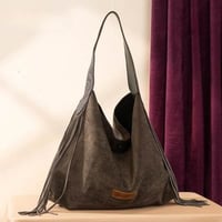 Image 2 of Wrangler Fringe Hobo Bag (Olive)