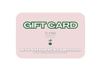 REGALA UNA GIFT CARD ♥ LABORATORIO DI KUSAMONO