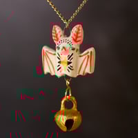 Mint Jingle Bat Necklace