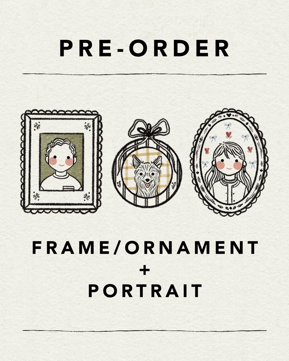 Image of Frame/Ornament + Portrait