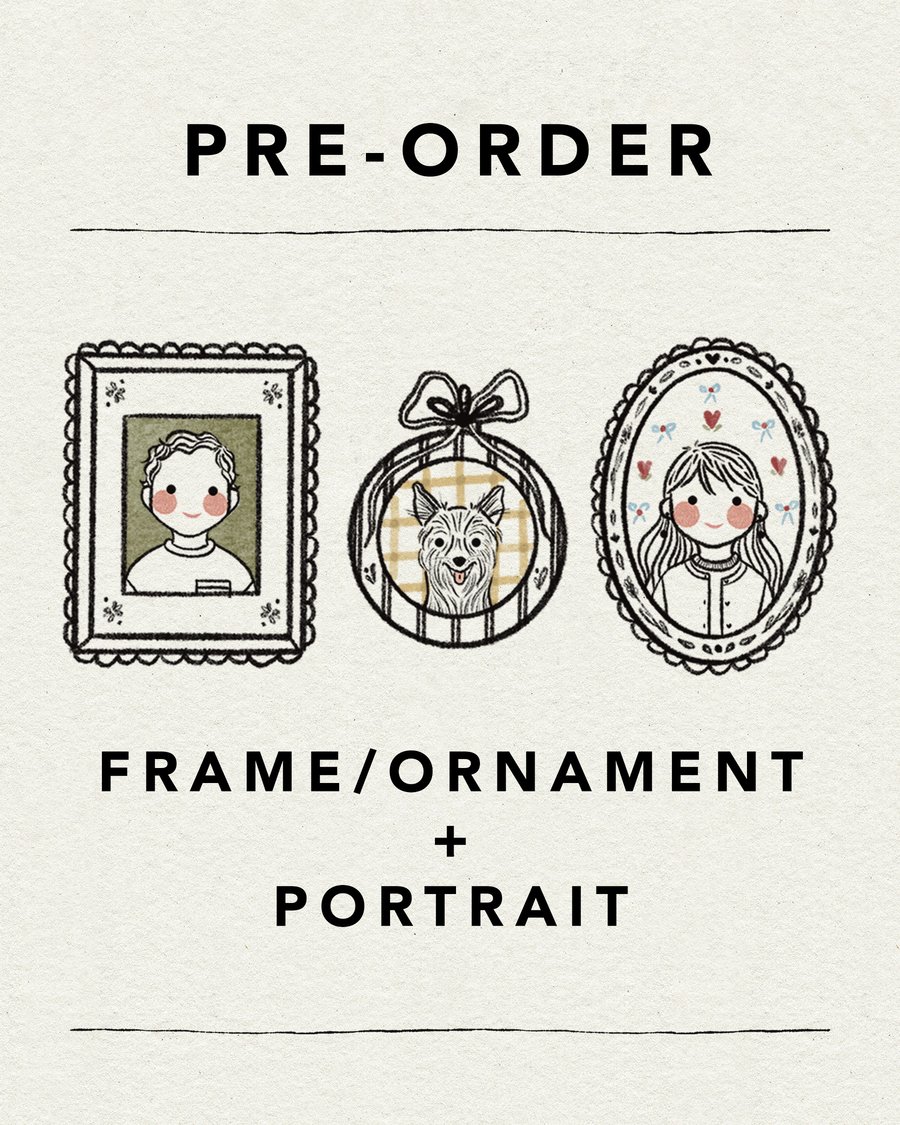 Image of Frame/Ornament + Portrait