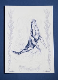 Image 2 of La baleine carte postale/The whale postcard