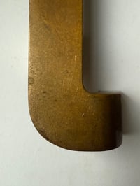 Image 7 of Pair of Art Deco Push Pull Door Handles in Bronze