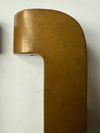 Image 6 of Pair of Art Deco Push Pull Door Handles in Bronze