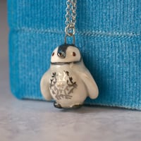 Snowflake Penguin Necklace