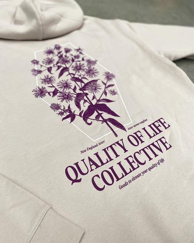 Aster Hoodie in Bone