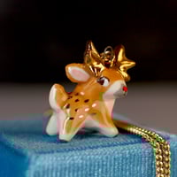 Red Nosed Raindeer Necklace