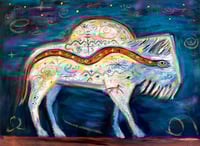 White Buffalo 11 x 14 Paper Print