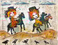 Cowgirls 11 x 14 Paper Print