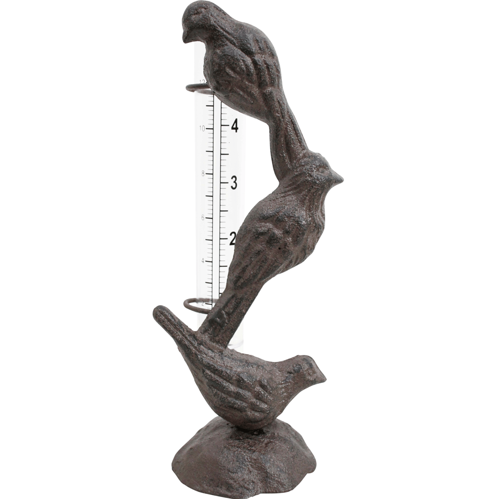 Image of Cast Iron Rain Gauge -tabletop