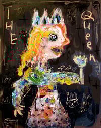 Queen 11 x 14 Paper Print