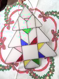 Image 2 of Stained Glass Prismatic Quilt Tree