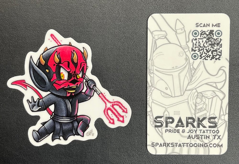 Image of Little devil Maul sticker