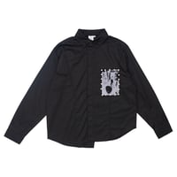 Image 1 of IS PAIN APPLIQUE WRAP SHIRT 