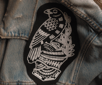 Image 3 of Crow and Helmet Patch