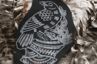 Image 2 of Crow and Helmet Patch