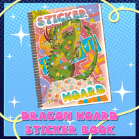 Image 1 of PRE-ORDER: Sticker Hoard Dragon XL Reusable Sticker Book