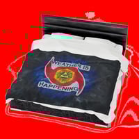 Image 3 of THE WEATHER IS HAPPENING VELVETEEN PLUSH BLANKET