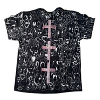 Image 4 of TOYBOXCOFFIN ALL OVER PRINT SHIRT ON BLACK (SIZE XL ONLY)