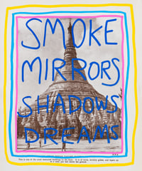 Smoke Mirrors Shadows Dreams Poster 42cm x 50cm