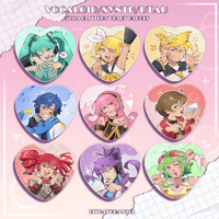 Image 1 of Vocaloid Heart Badges 