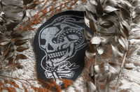Image 2 of Skull and Snake Patch 