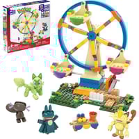 Mega Construx Pokemon Ferris Wheel Fun Set with 393 Pieces, 4 Posable Characters