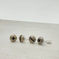 Image 6 of round screw earrings