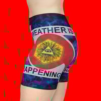 Image 6 of THE WEATHER IS HAPPENING WOMEN'S BIKER SHORTS