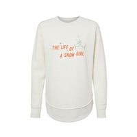 Life of a Snow Girl Skier Women's Crewneck