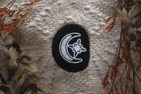 Image 1 of Moon and Star Patch 