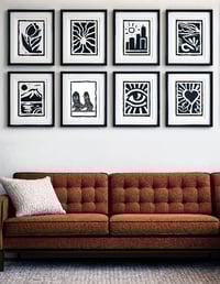 Image 2 of "BADABADA BIRDS" LINOCUT PRINTS