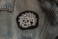 Image 3 of Skull and Flames Patch 