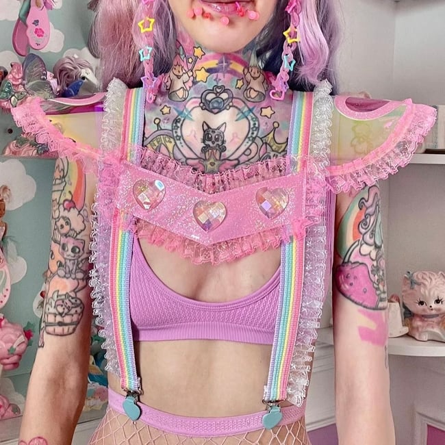 ✰CUSTOM✰ Warrior of Love suspenders