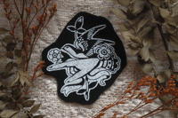 Image 1 of Romantic hand/Bird Patch 