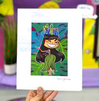 Hula Girl Dancing Illustration