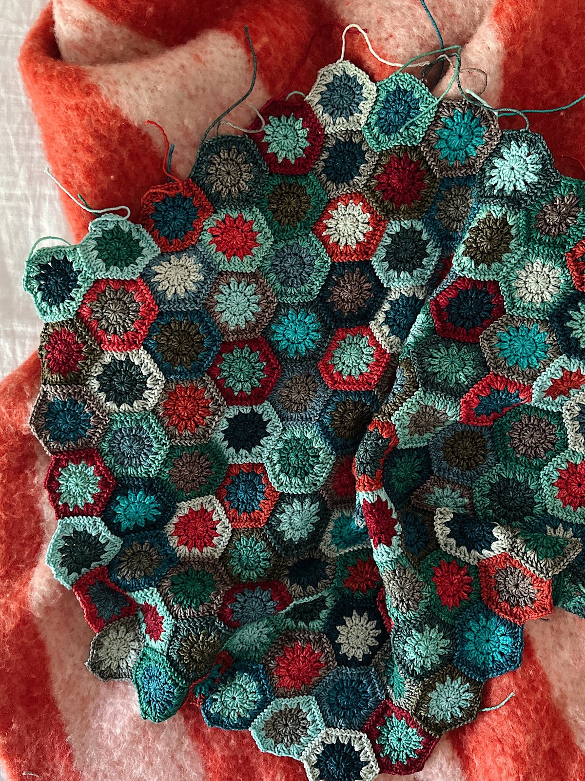 Nutcracker Village blanket