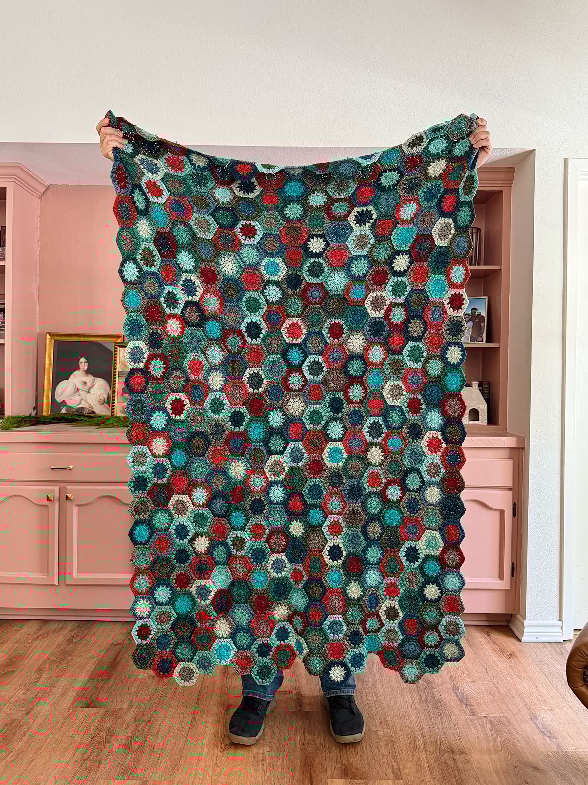 Nutcracker Village blanket