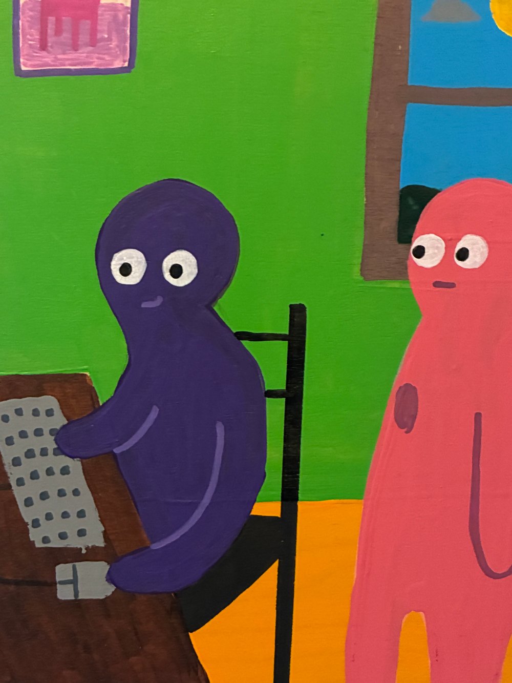 Tux and Fanny painting - New Computer