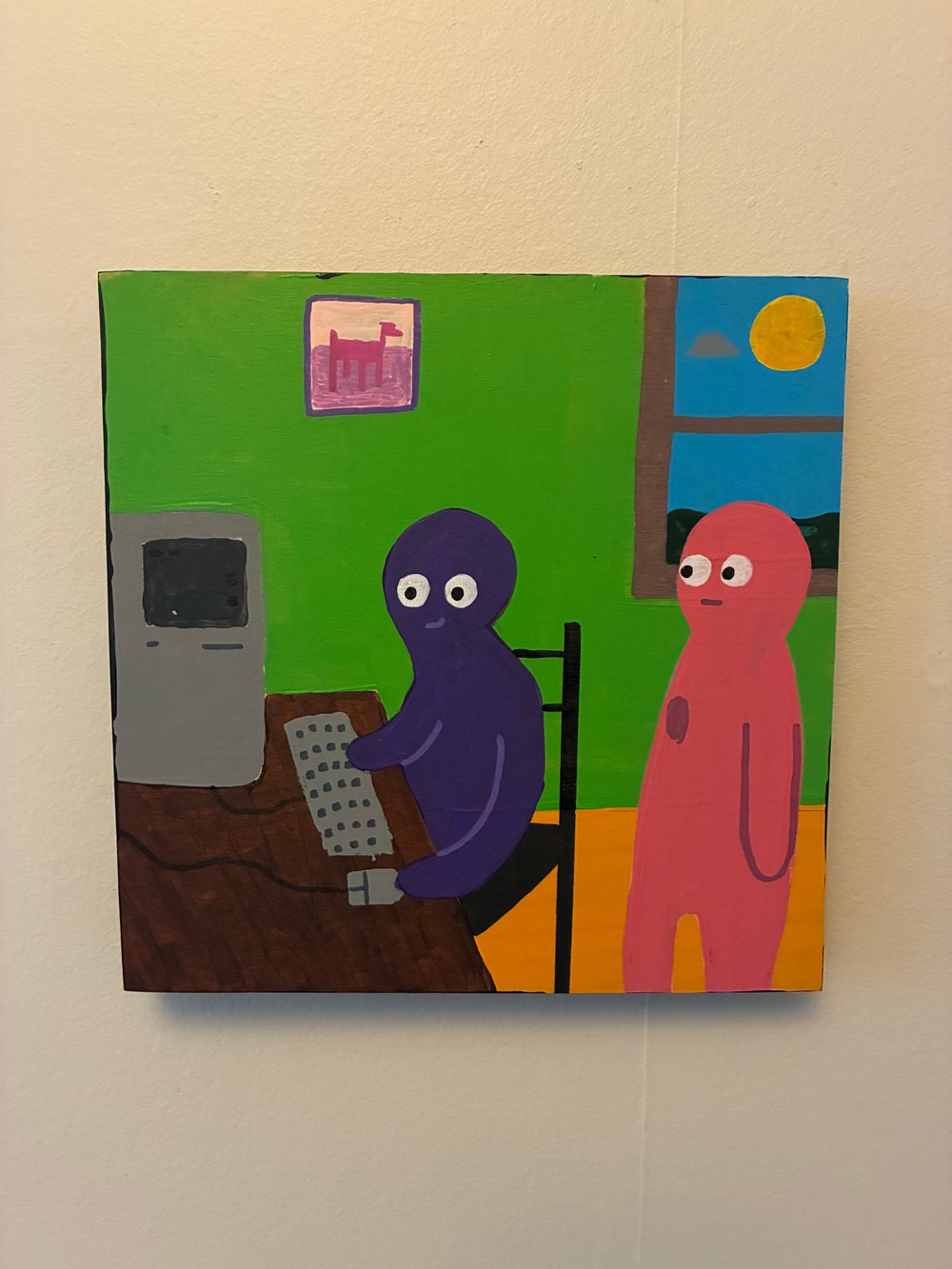 Tux and Fanny painting - New Computer